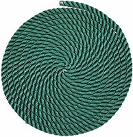 Eastern Jungle Gym 5/8" Marine Grade Braided Nylon Playground Rope - 15 ft Green Swing Set Rope for Climbing & Jacob's Ladder