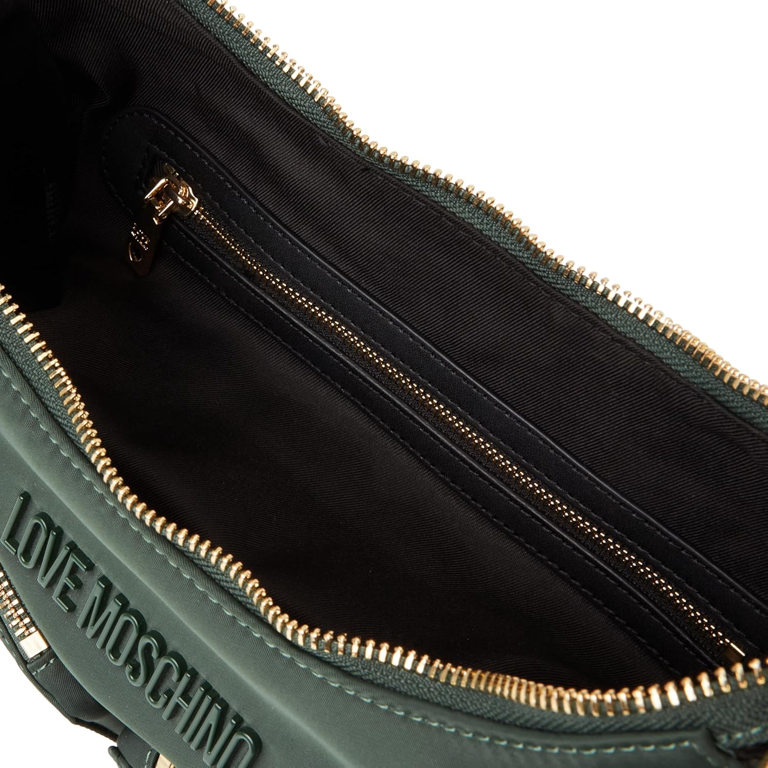 Love Moschino Women's Shoulder Bag, Green, One Size, Green, Einheitsgröße