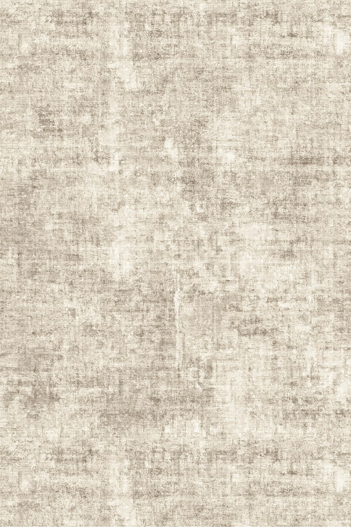 4x8 Washable Area Rug – Non-Slip Rubber Backed Indoor Rug for Entryway, Kitchen, Hallway | Modern Abstract Neutral Low Pile Thin Floor Mat for Bedroom, Living Room, Office (Warm Beige) — image 1
