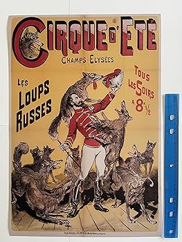 Amazon.com: Circus Poster Carnival Sideshow Wolves Art