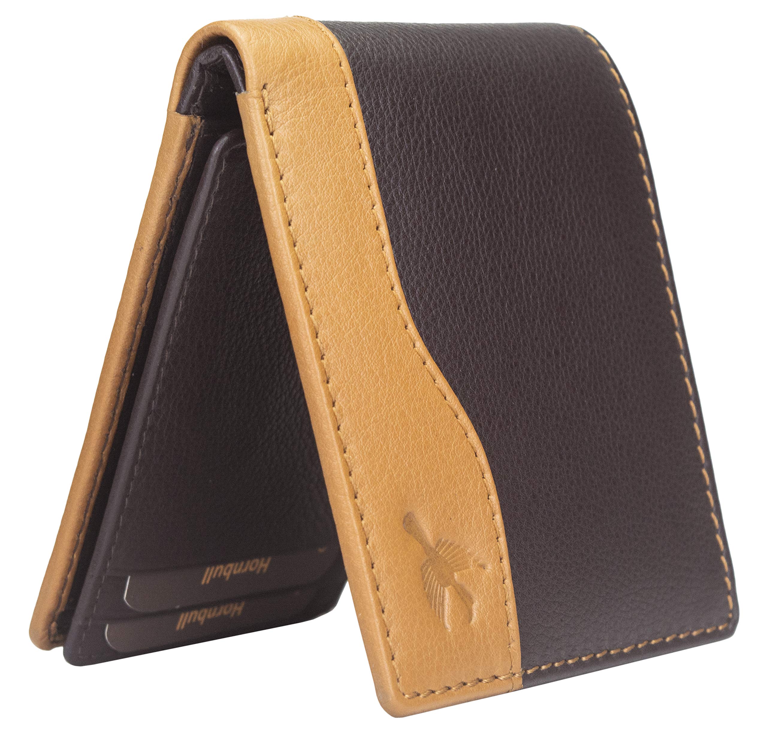 HORNBULL Men Leather Wallet and Belt BW6916 Brown - Image 7 thumbnail