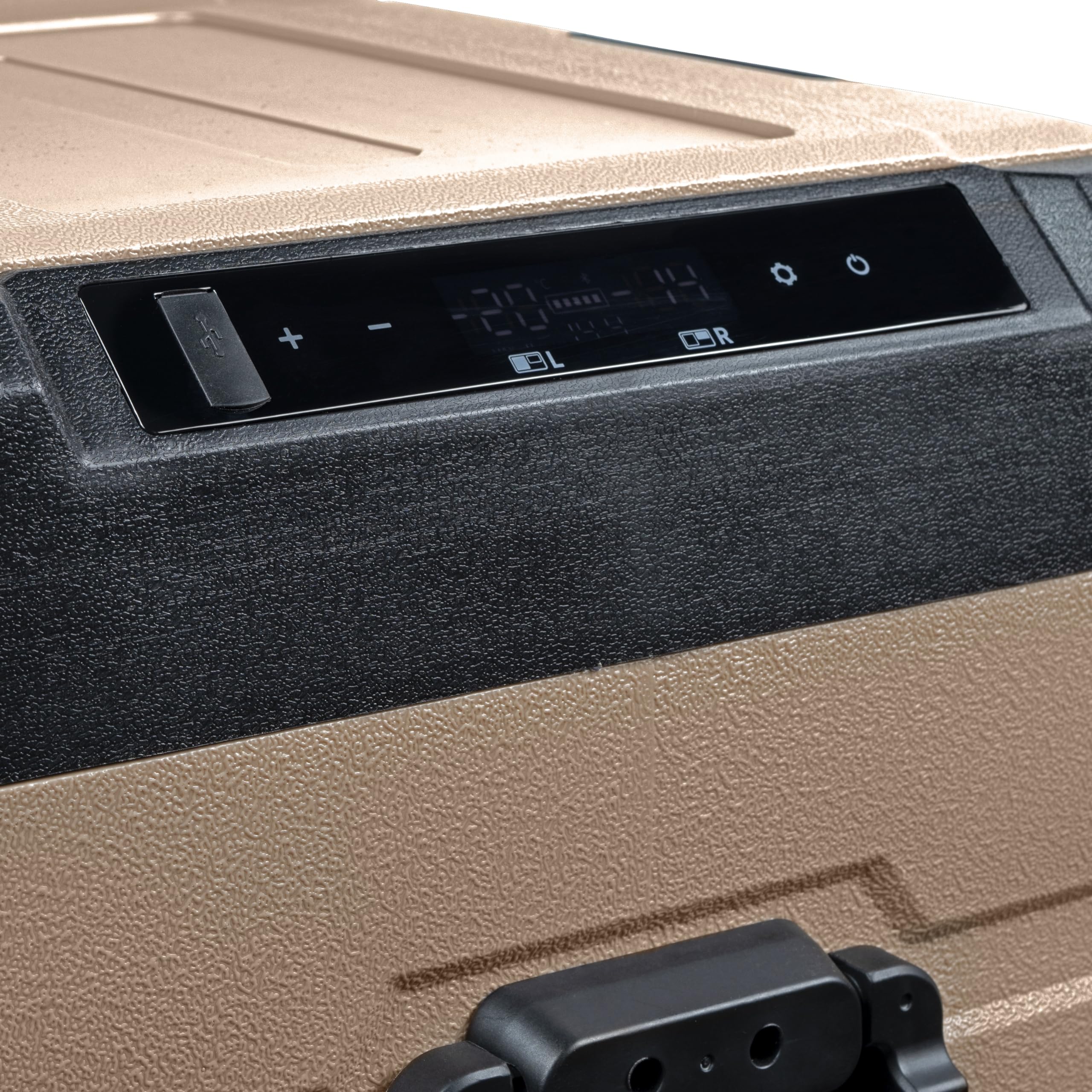 Steamy-E Dual Zone 55, Elektrische Kompressor Kühlbox, 54 Liter, 12V/ 230V, zum Kühlen und Gefrieren, Für Camping