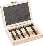 Bosch Professional 5-Piece Forstner Drill Bit Set (for Wood, Ø 15/20/25/30/35 mm, Length 90 mm, Drill Accessories) - 1