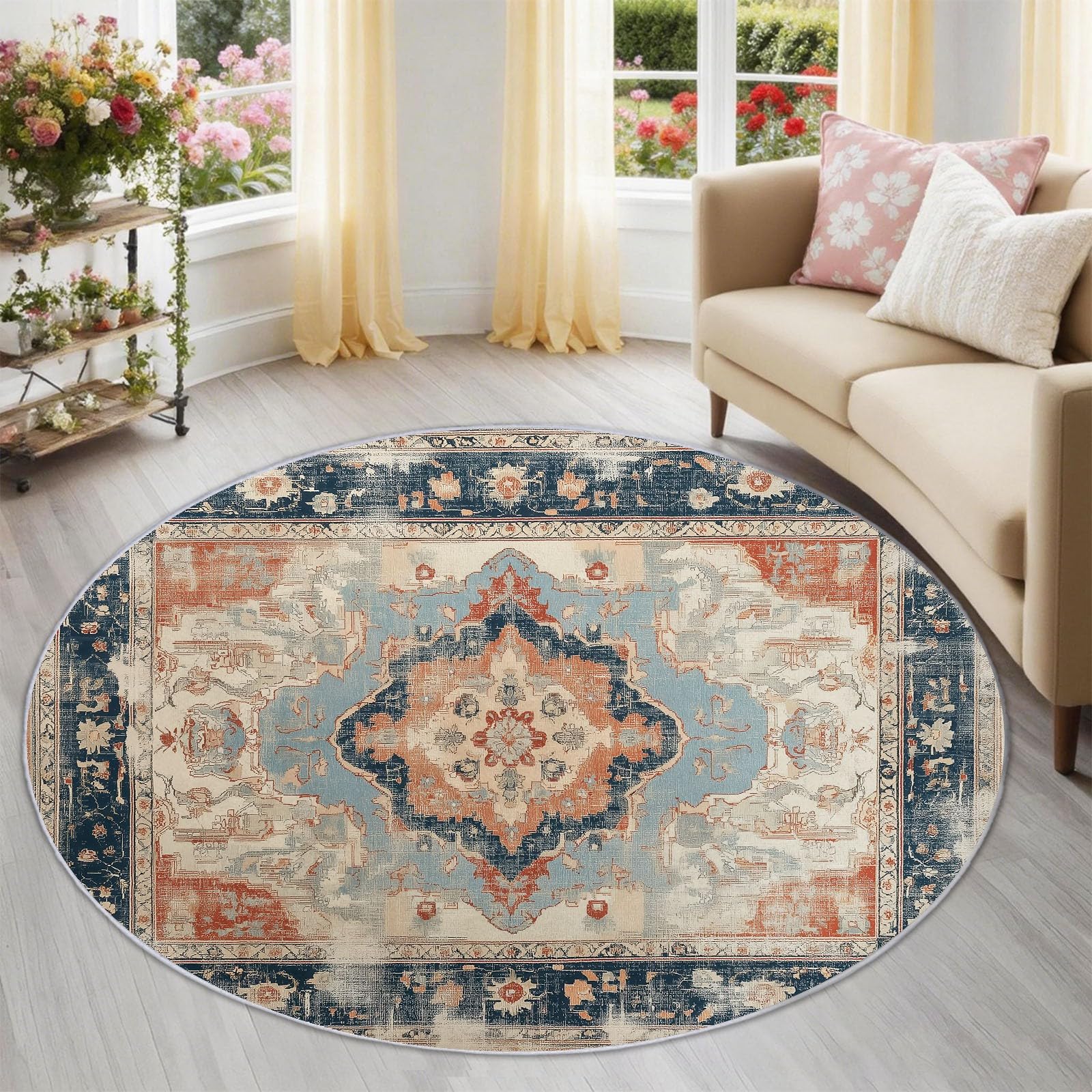 Tapis de salon multicolore idéal pour relooker une chambre d'enfant