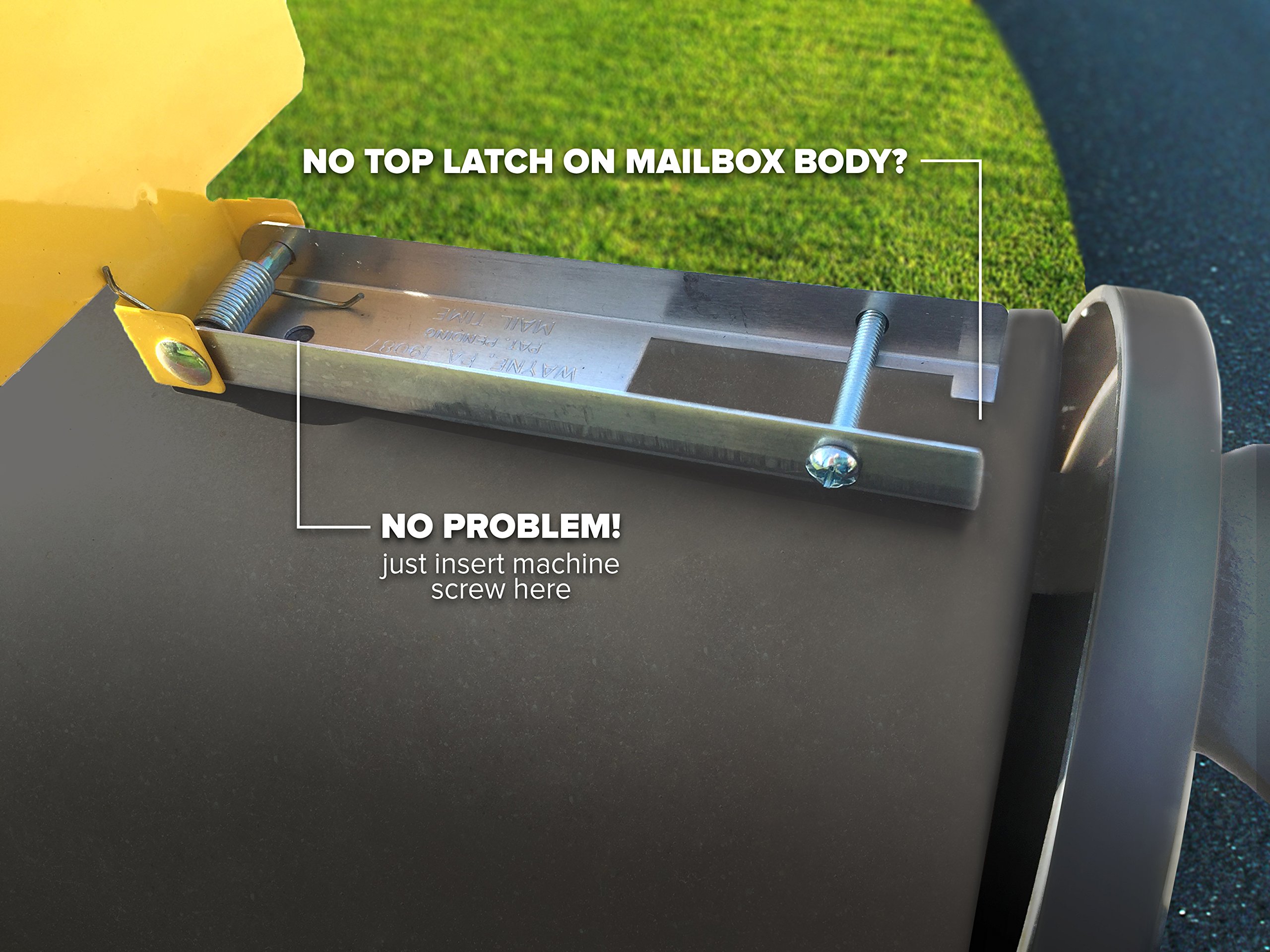 Mail Time! ® Yellow Mailbox Alert Flag for Long Driveways Buy Online