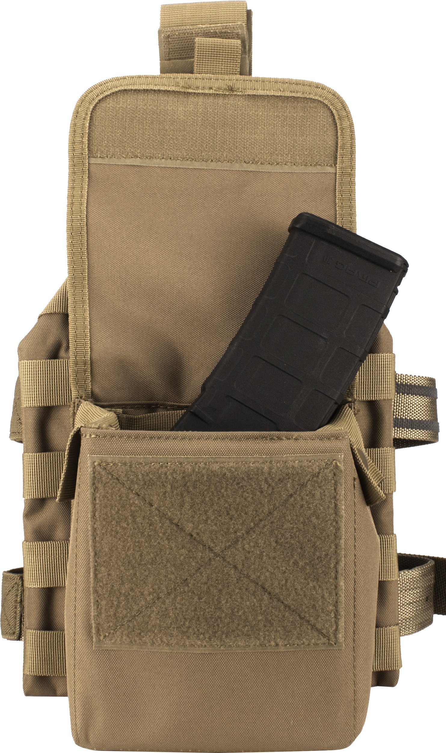 Barska BI12344 Loaded Gear VX-100 Tactical Vest & Leg Platforms (Flat Dark Earth), beige