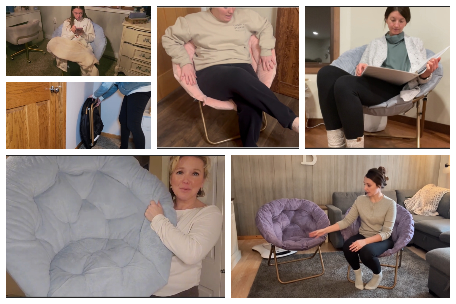 Amazon.com: Magshion Saucer Chair for Adults, Comfy Living Room
