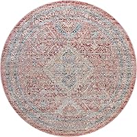 Vista 16 de Unique Loom Noble Collection - Alfombra de área Elizabeth (2' 2" x 3' 1" Rectángulo, Azul/Beige)