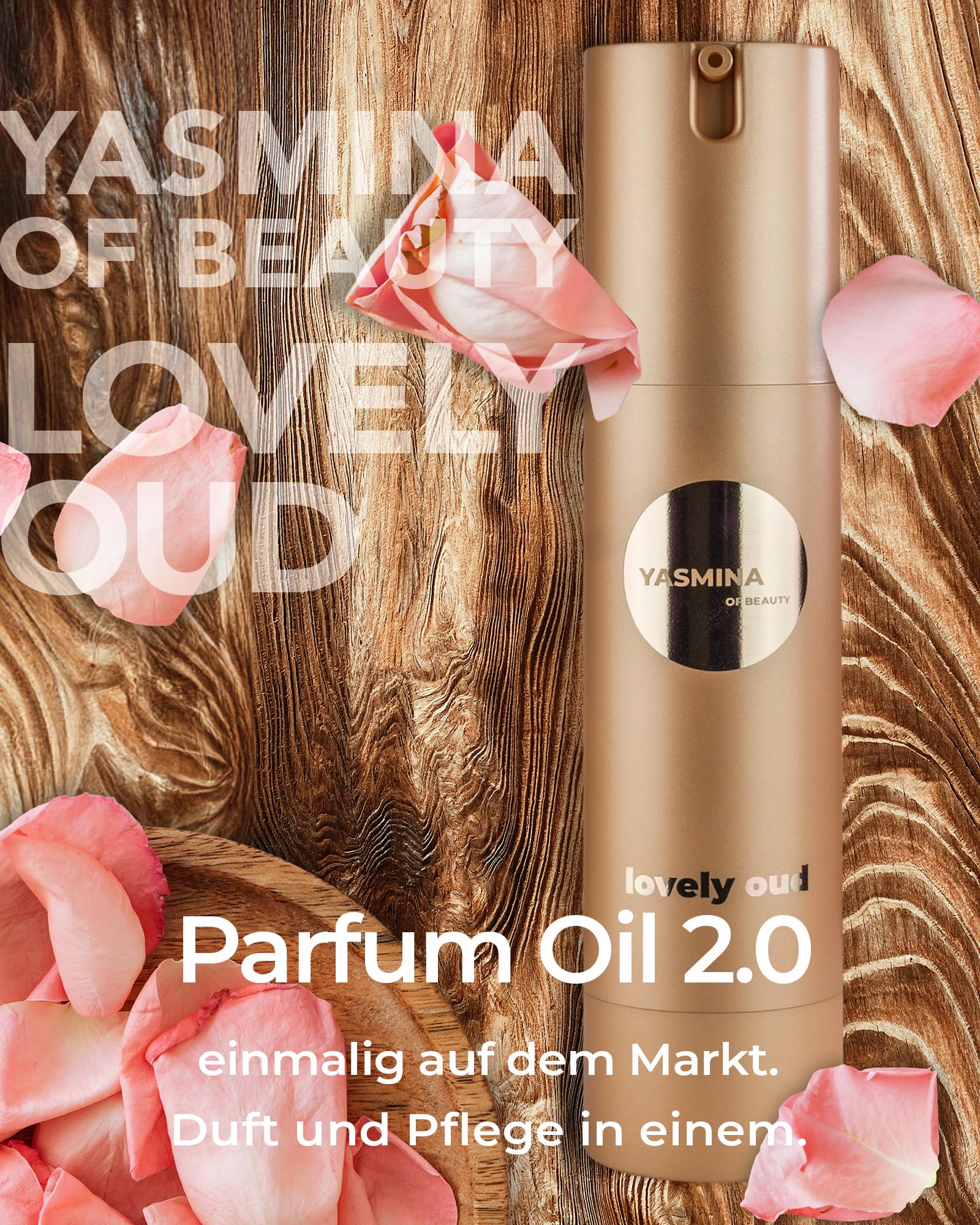 Lovely Oud Parfum Oil dla kobiet – perfumy damskie – intensywny i elegancki zapach orientalny – 100% bezalkoholowe – pielęgnujące olejki eteryczne