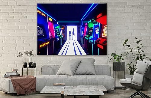 Miniatura 3 de SpiritualHands Lienzo decorativo para sala de videojuegos para adultos, decoración de pared de juegos de mesa, pósteres de videojuegos, decoración