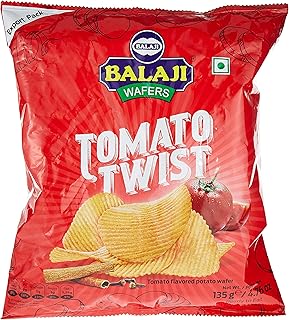 TOMATO TWIST POTATO WAFERS 135 GM
