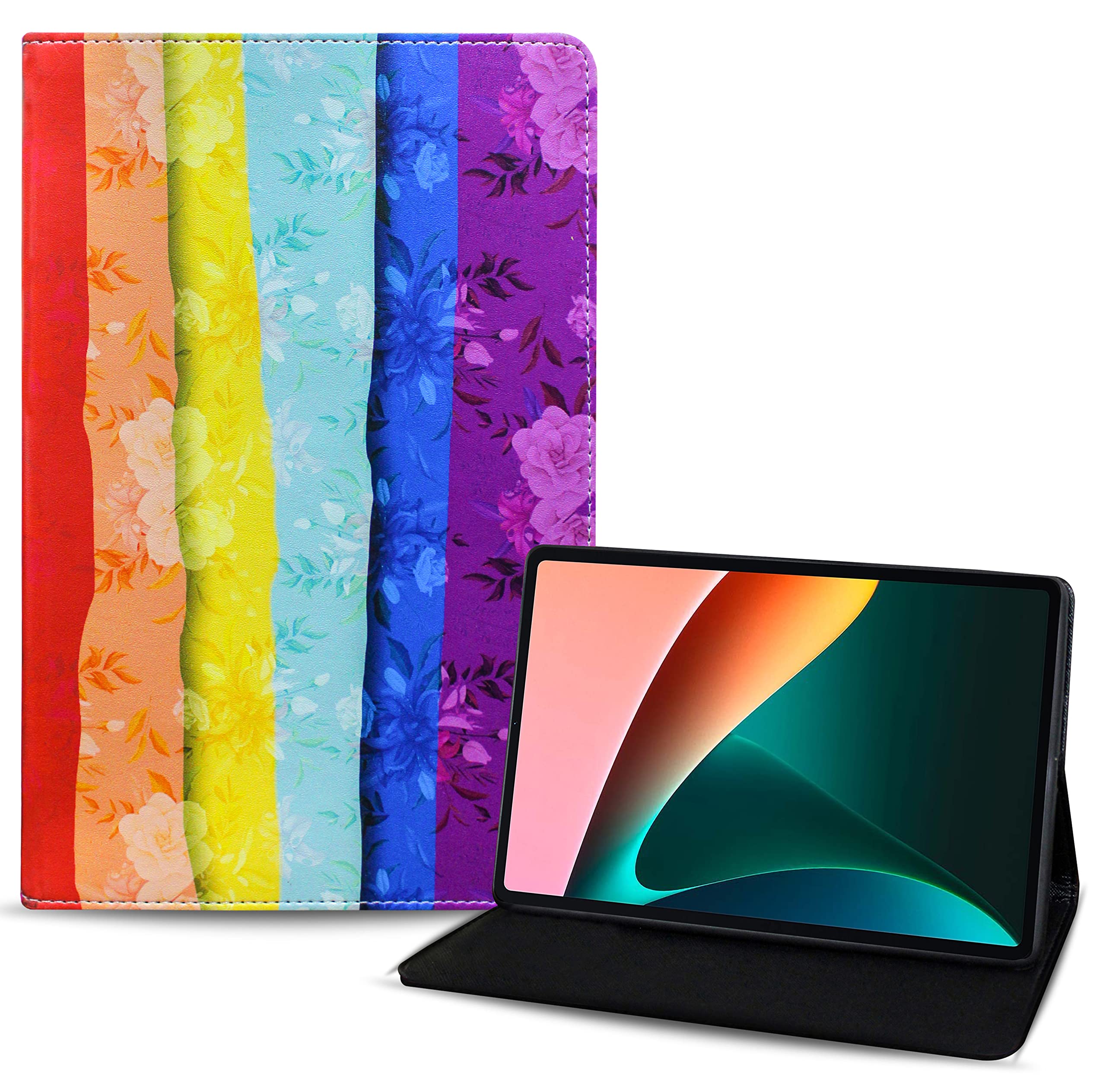 TGK Printed Classic Design Leather Folio Flip Case with Viewing Stand Protective Cover for Xiaomi Pad 5 11.0 inch (Floral Flower Pattern) (B0B4D7X72G) Amazon Price History, Amazon Price Tracker