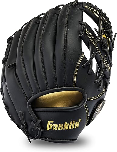 Vista 269 de Franklin Sports Field Master Baseball + Softball Glove - Field Master Adult + Youth Baseball + Softball Mitt - Men's + Women's Gloves - Right Hand
