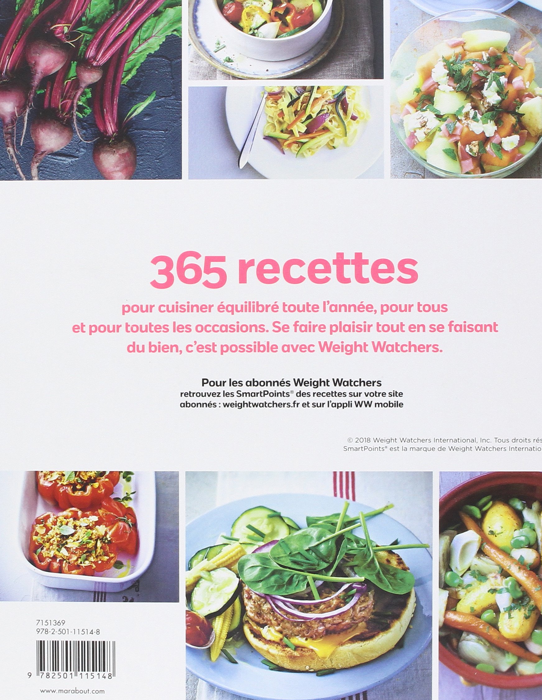 180 Recettes Weight Watchers: 2 Semaines De Menus 180 Recettes Weight Watchers Tome 1: Saines Et Gourmande De L'apéritif Au  Dessert | freixenet.com