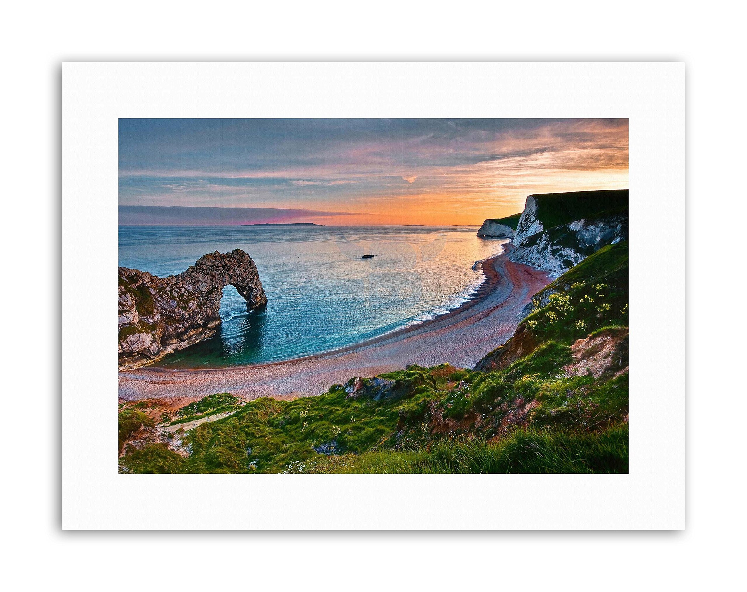 Wee Blue Coo Durdle Door Dorset Cliff Mount Picture Canvas Art Print