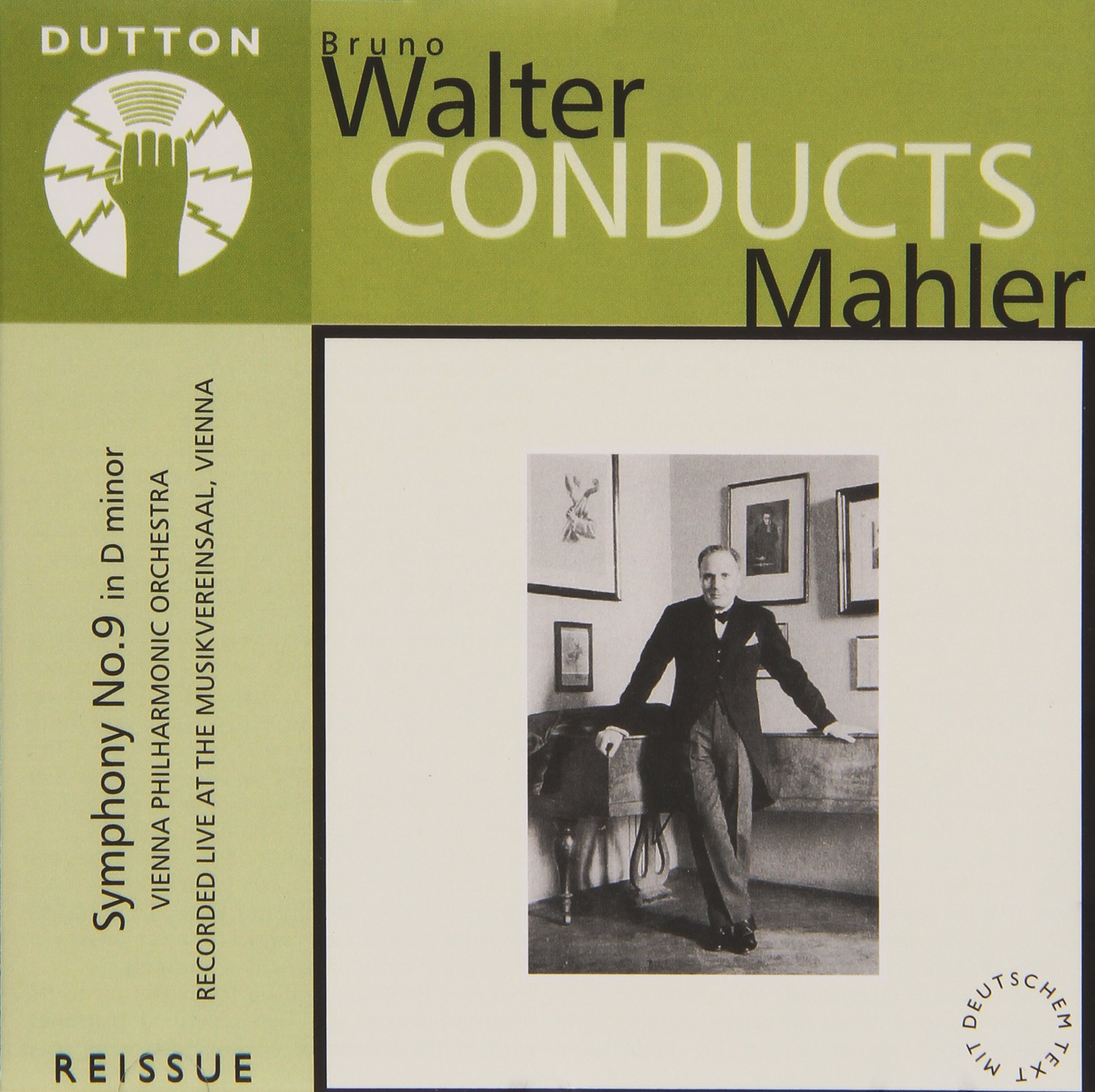 MAHLER. Symphony No.9. Vienna Philharmonic, Bruno Walter [Audio CD] Mahler, G; Mahler / Walter / Vienna Philharmonic or; Various Artists and Walter/Vienna Phil Orch