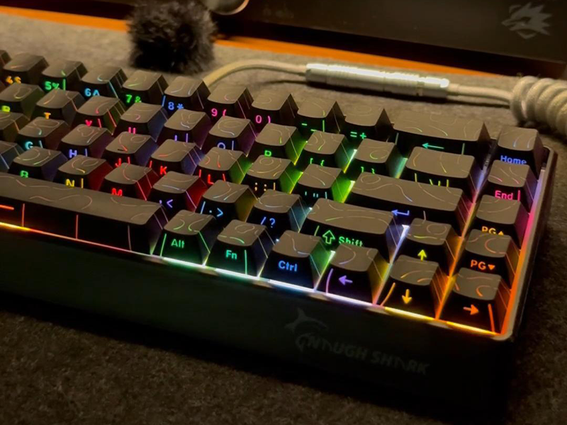 Amazon.com: GK GAMAKAY x NaughShark NS68 Rapid Trigger Wired