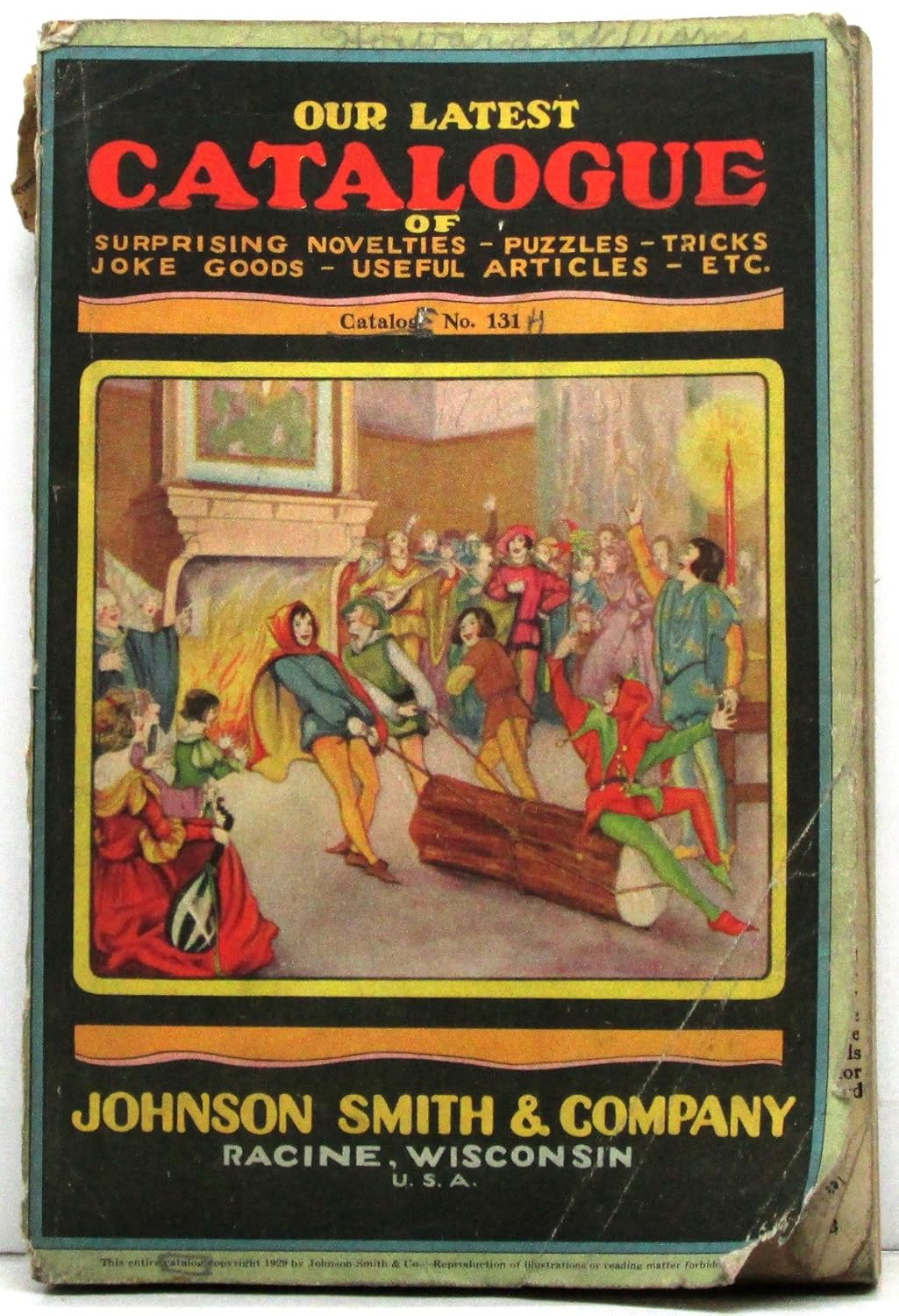 Our Latest Catalogue of Surprising Novelties Puzzles Tricks Joke