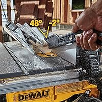Vista 6 de DEWALT Sierra de mesa portátil compacta de 15 amperios, 8-1/4 pulgadas para lugar de trabajo (DWE7485)