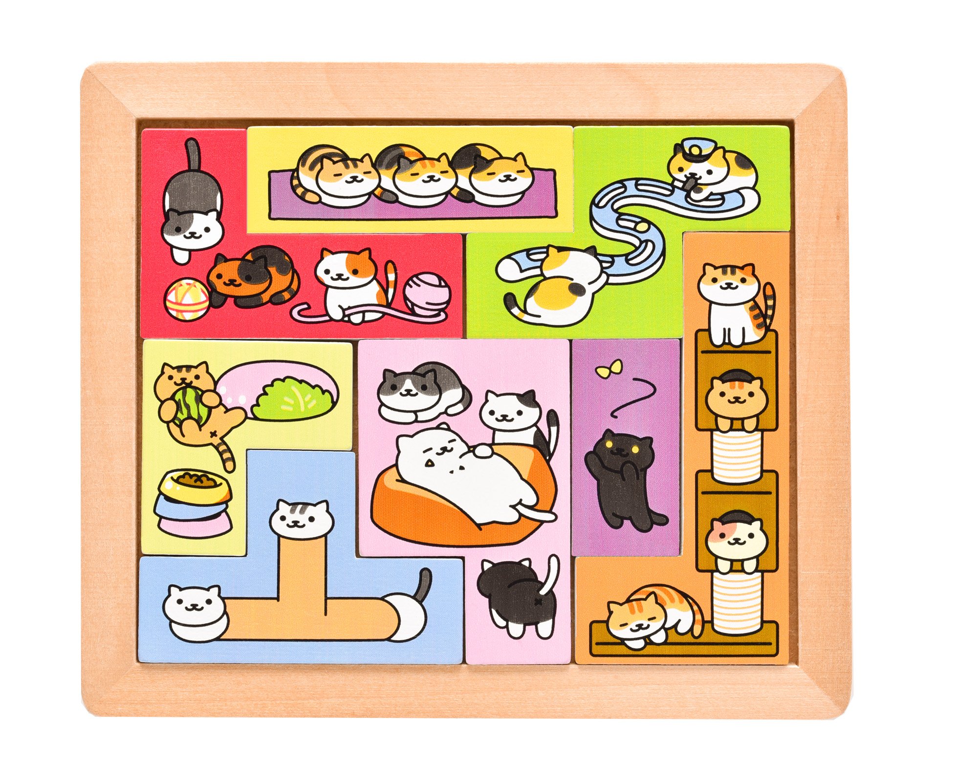 Amazon | ねこあつめ つめねこパズル | ジグソーパズル | おもちゃ