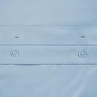 Vista 3 de BNM - Juego de funda de edredón de lujo, 100% algodón egipcio, 650 hilos, ropa de cama suave de calidad de hotel, funda de edredón con cierre