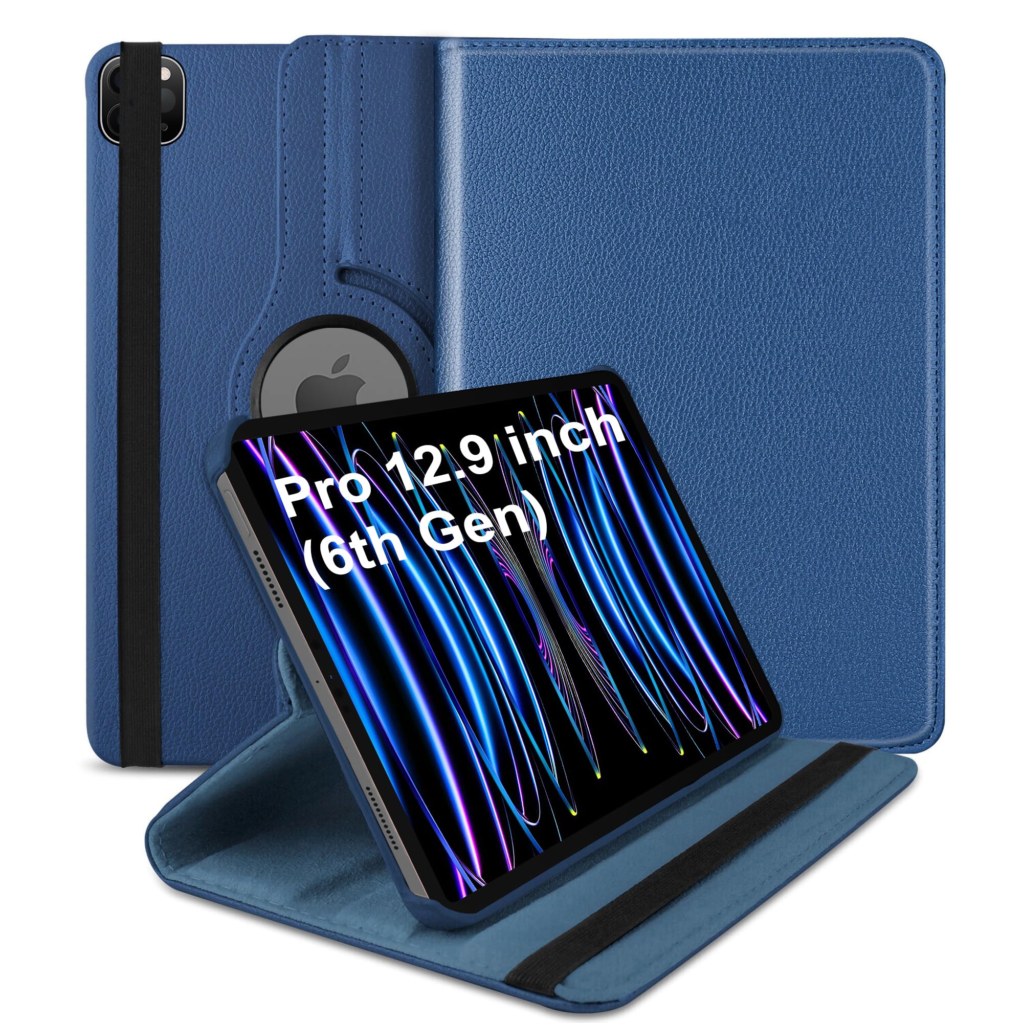 TGK Rotating Cover for iPad Pro 12.9 inch 2022 (6th Generation) - Dark Blue (B0BLYQDD22) Amazon Price History, Amazon Price Tracker