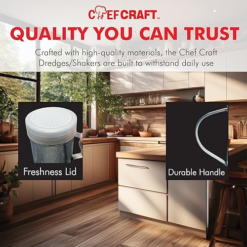 Miniatura 6 de Chef Craft Select - Drena y agita, fino, de acero inoxidable