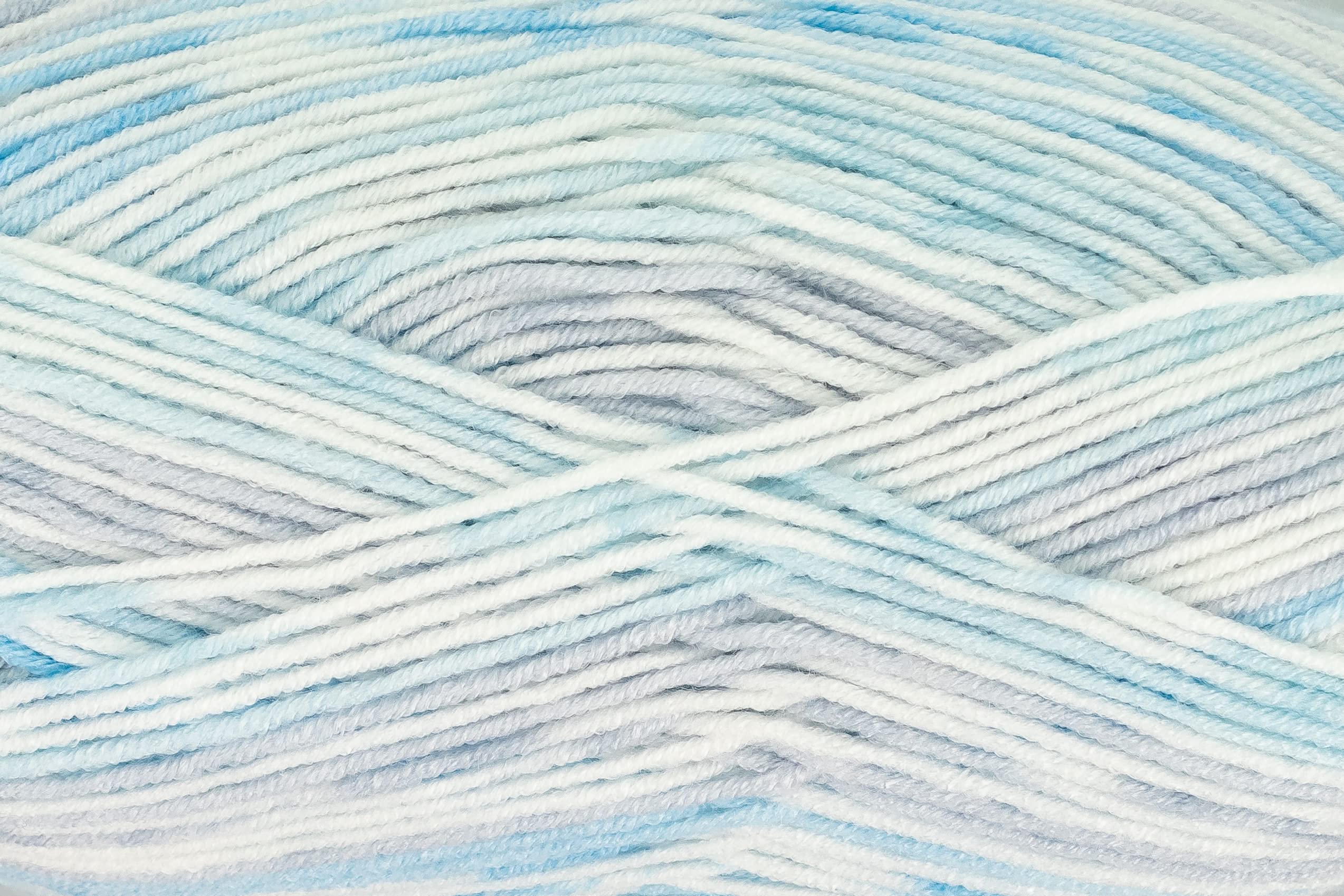 King Cole Cherish DK 100g Multi-Coloured Acrylic Knitting Yarn (Powder Blue 3509) โ image 1