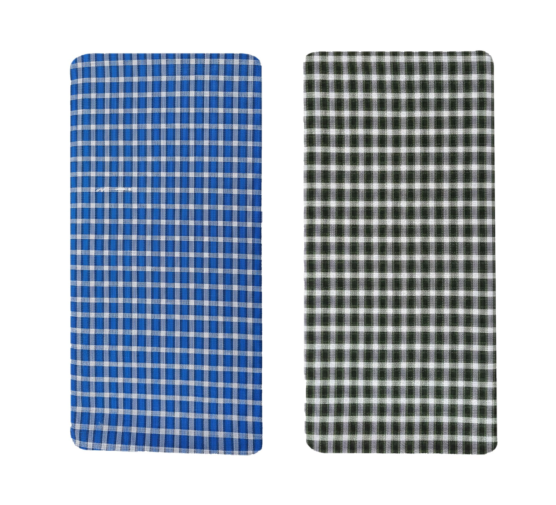 blue leaf Men's Cotton Multi Color Lungis 2.25 meter (Set of 2)-picture-47