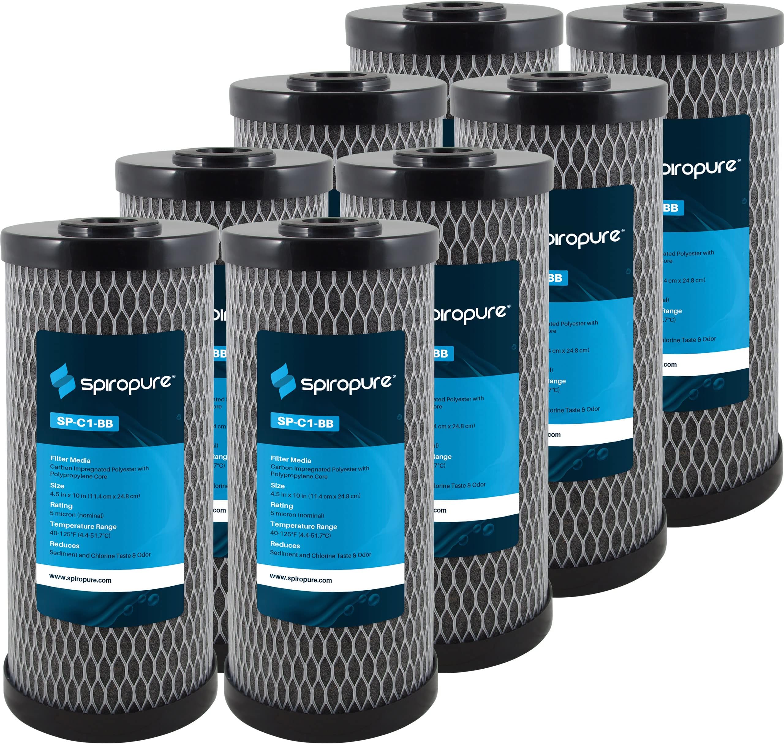 SpiroPure SPC1 10x2.5 5 Micron Dual Purpose Sediment and