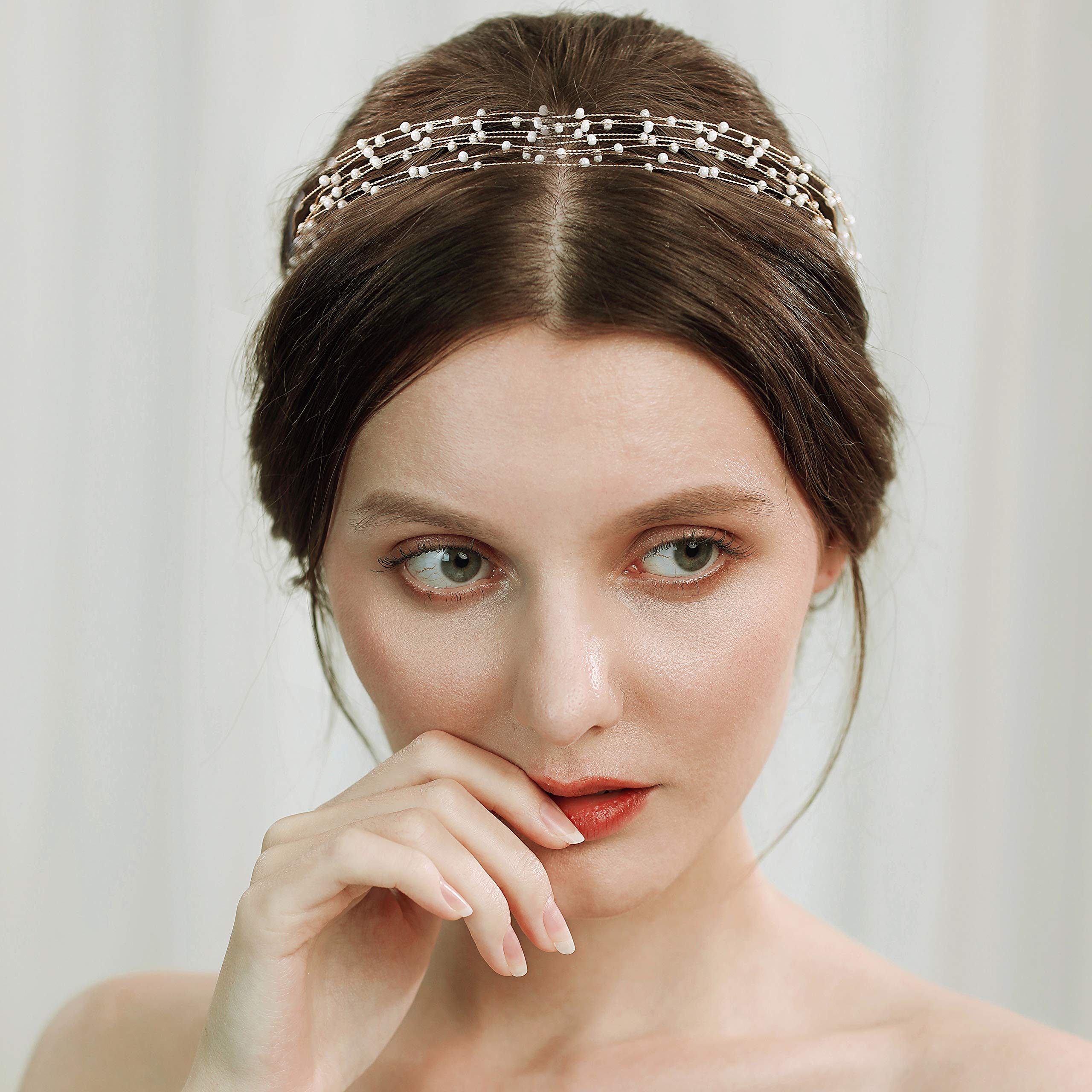 Amazon.com : BABEYOND Bridal Headpiece Wedding Headband 