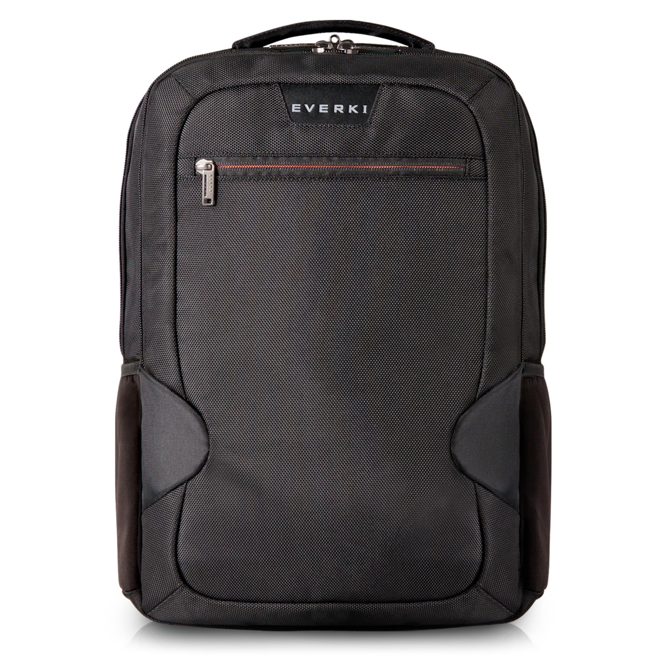 EVERKI Studio Slim Laptop Backpack for Men & Women, Lightweight & Softly Padded With Corner Protection, Trolley Handle, High Contrast Lining, Made of Recycled Materials (14 Liters Capacity)