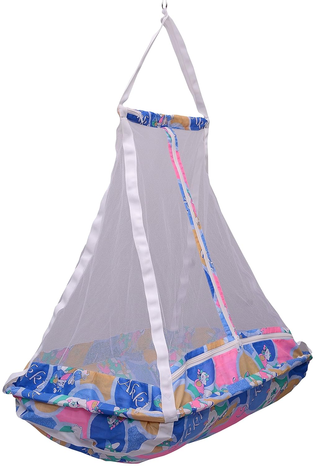 Buy J & J Baby Hanging Cradle Jhula Jhoola Swing with Top Blue with