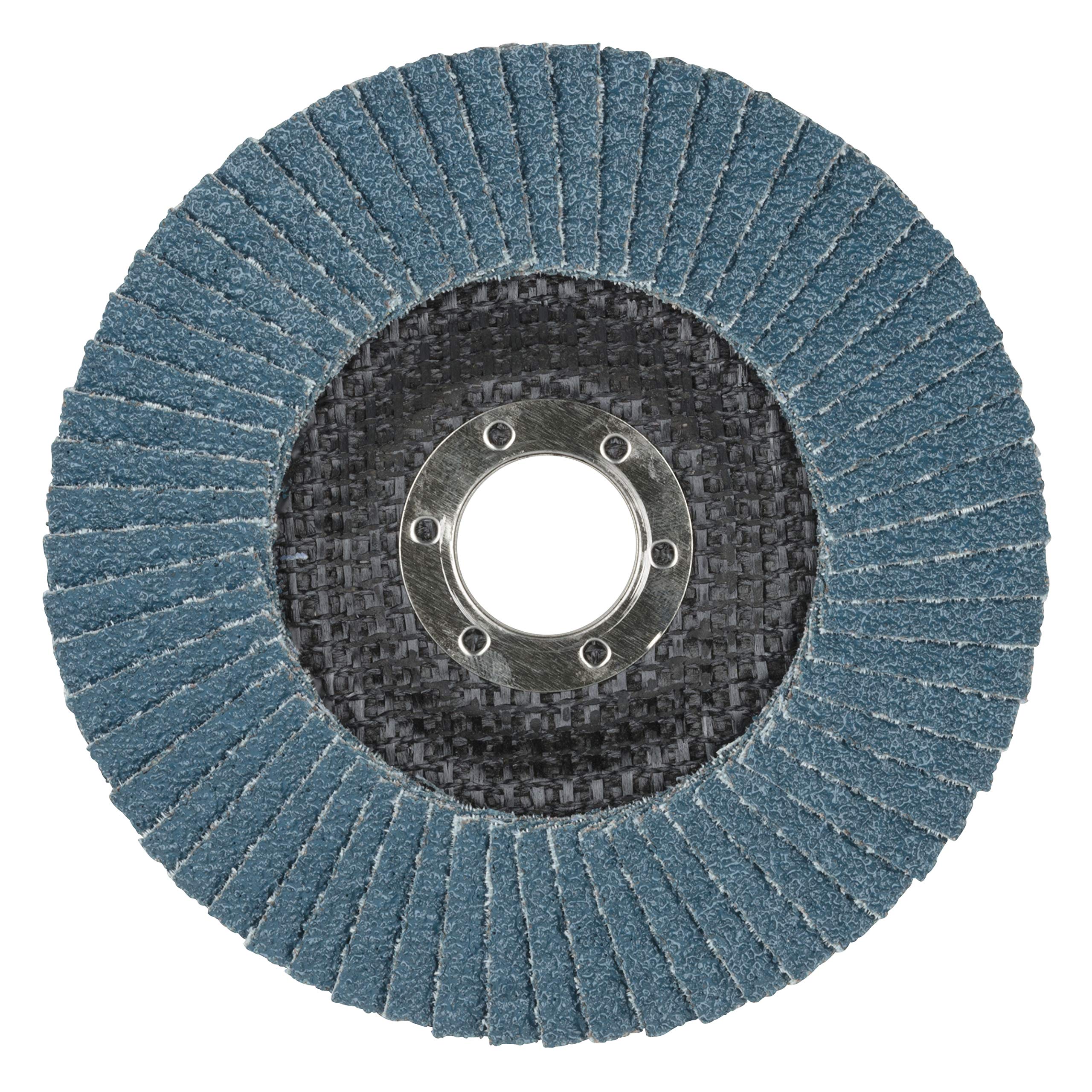 Wolfcraft Grain Lamellar Flap Disc, Ø 125 Mm, 40 I 5653000 I For Coarse Sanding Of Metal Surfaces