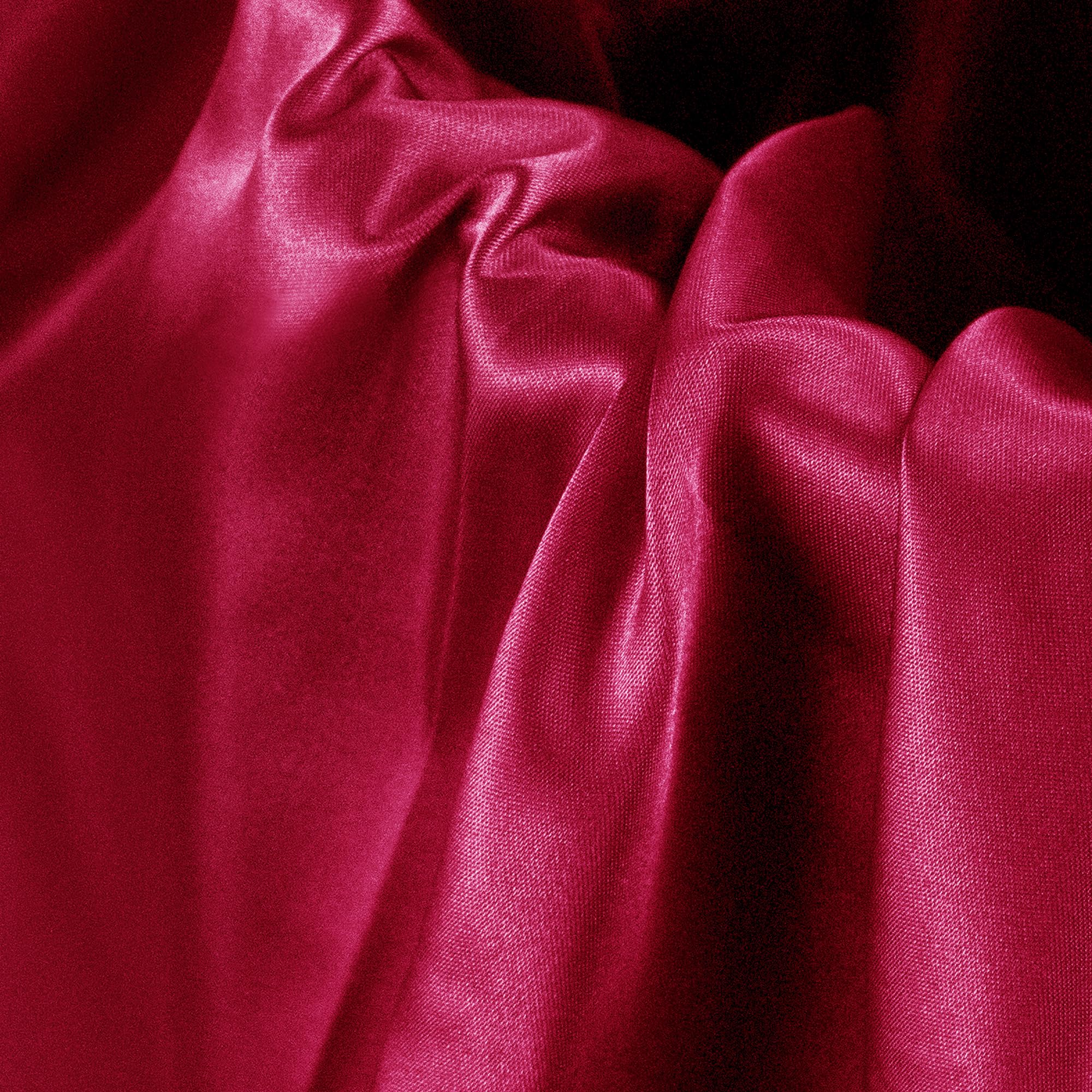pson Tela de satén rojo vino, 2,5 m de ancho por yarda, tela suave y sedosa para vestidos de novia, costura, manualidades, fabricación de ropa, 5 yardas