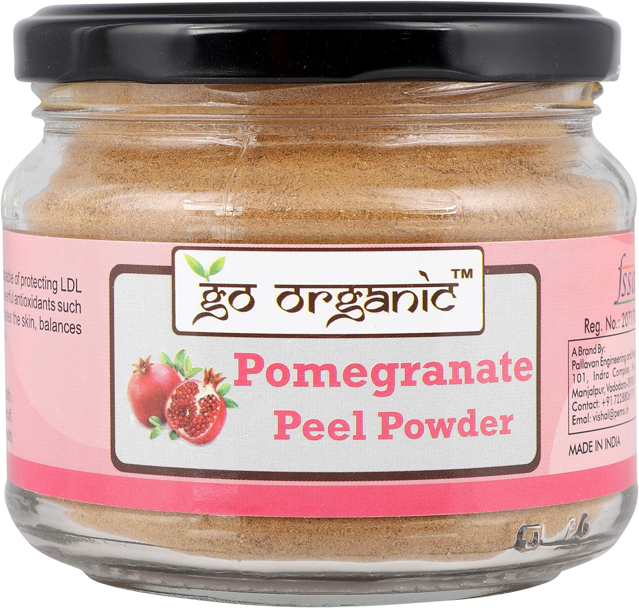 Go Organic Pomegranate Peel Powder (150g)