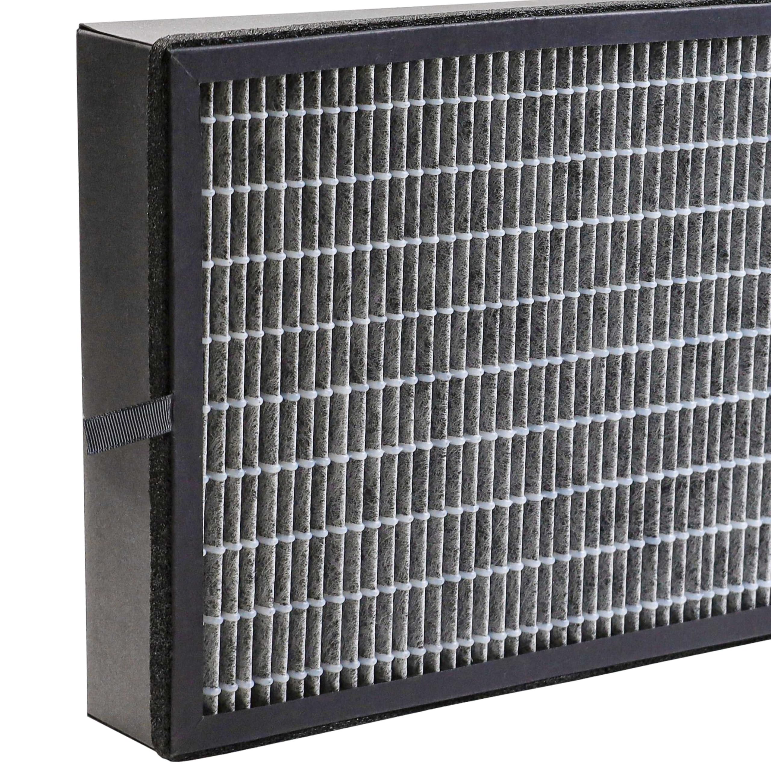 vhbw 4X H11 Filter kompatibel mit Kärcher AF 100 Luftreiniger - Ersatz-Filter mit integriertem Aktivkohle-Filter