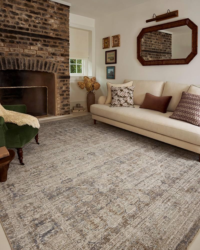 Amazon.com: Loloi Chris Loves Julia Ida Collection IDA-06 Slate