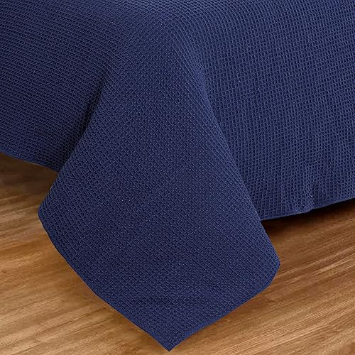 Miniatura 6 de Bed Bath & Home - Manta de 100% algodón, ligera y transpirable, buena para todas las estaciones, suave y acogedora.