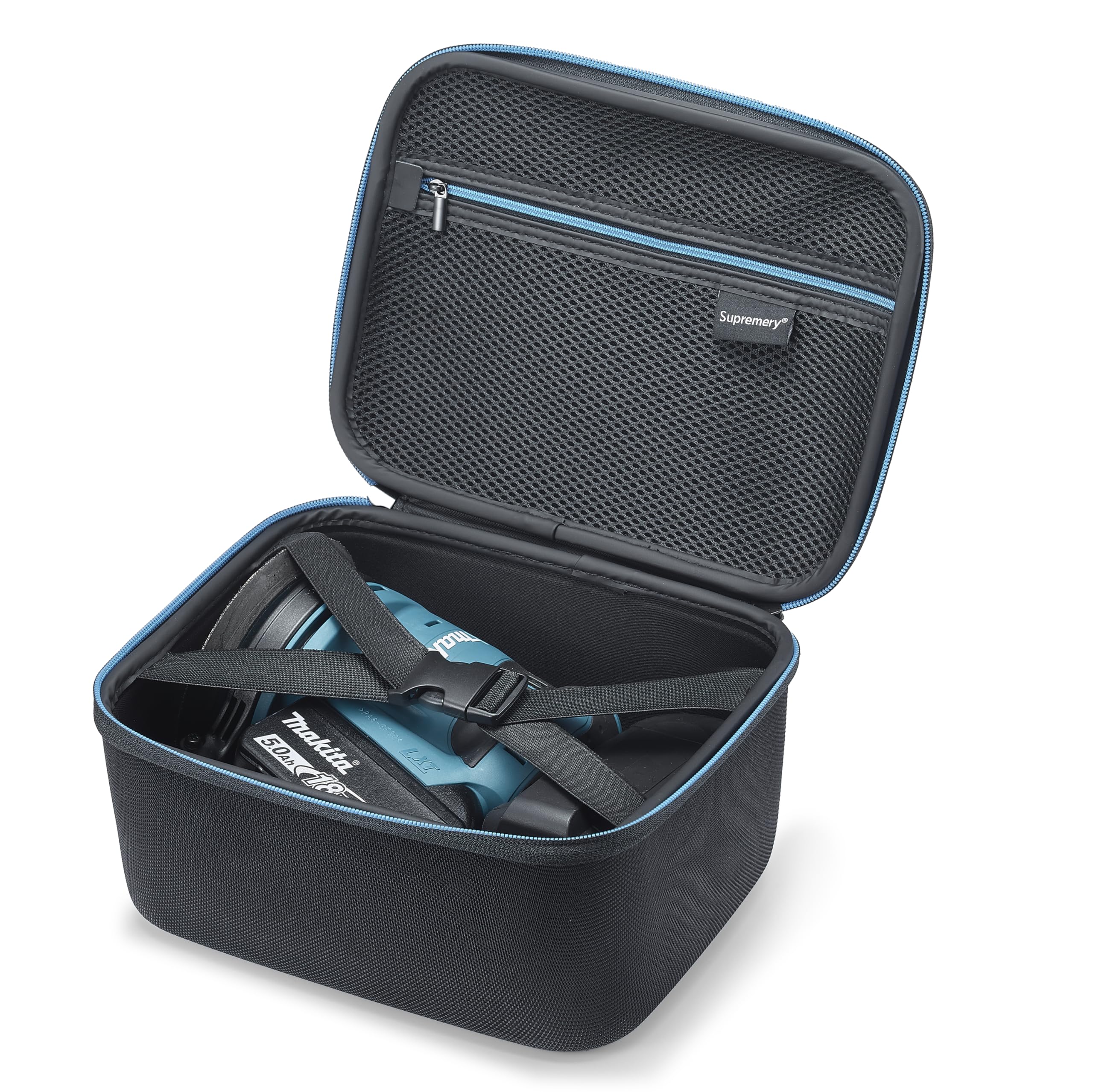 Bolsa Compatible con Makita DBO180Z lijadora excéntrica de batería 18V Estuche Accesorios Bolsa de Transporte compacta