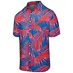 FOCO Buffalo Bills NFL Mens Hawaiian Button Up Shirt - XXXL