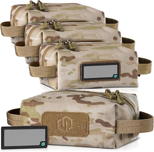 Miniatura 10 de Savior Equipment Mag Buddy - Paquete de 2 bolsas tácticas para pistolas con capacidad para hasta 5 cargadores estándar de pila individual/doble