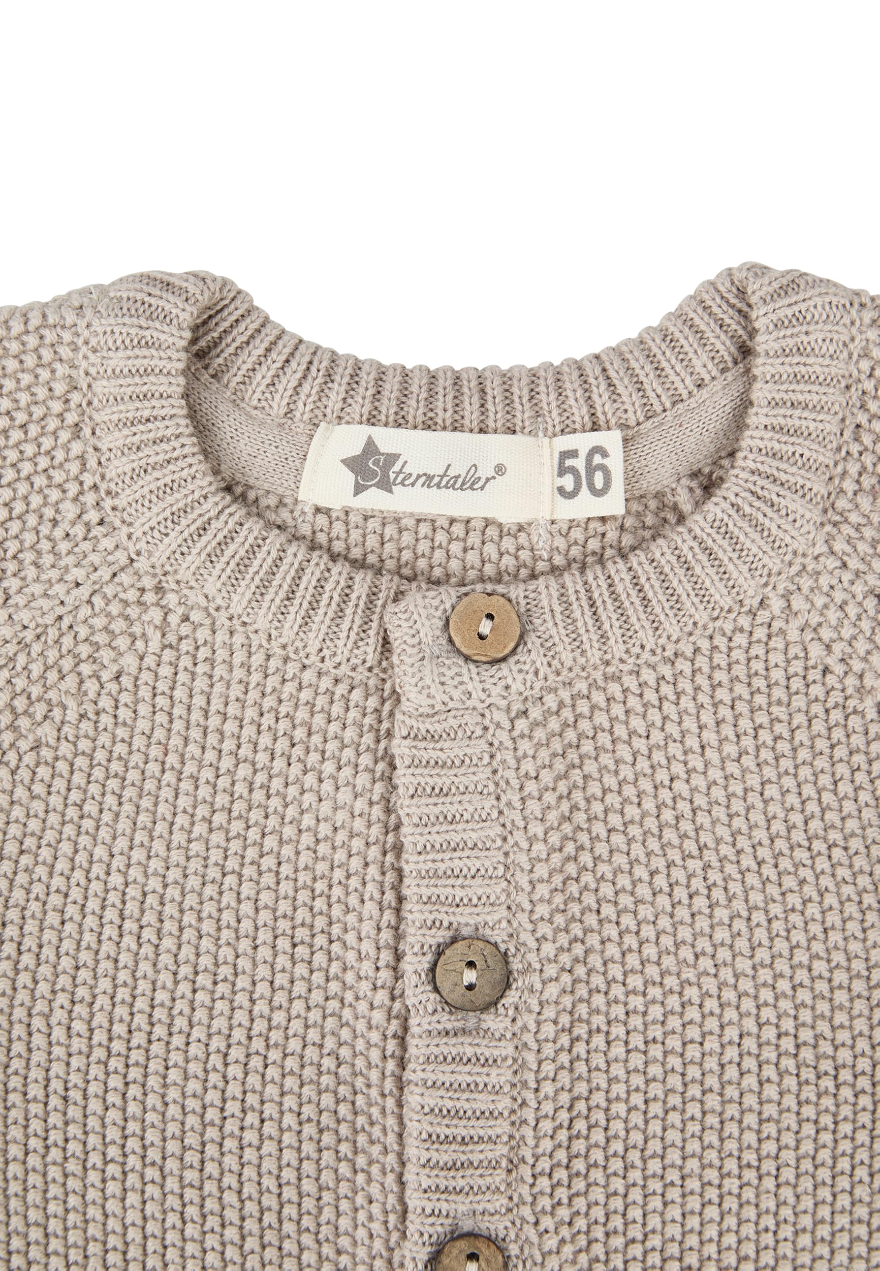 Sterntaler Strickjacke Struktur - Baby Jacke aus Baumwollgarn - Baby und Kinder Jacke mit Wickelverschluss zum Binden - Unisex Bekleidung