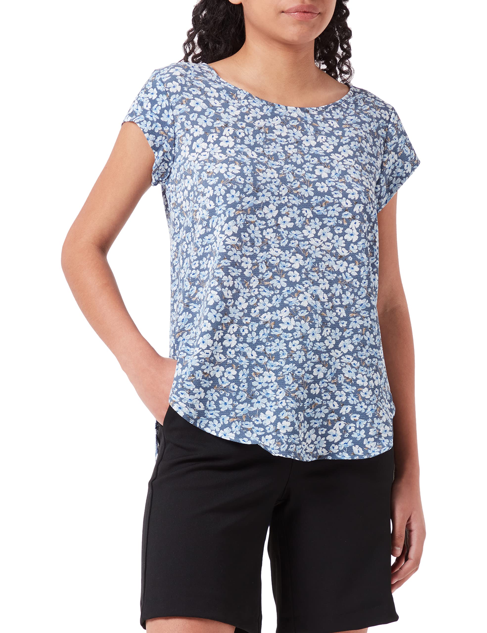 ONLYWomens Printed Short Sleeved Top Vest