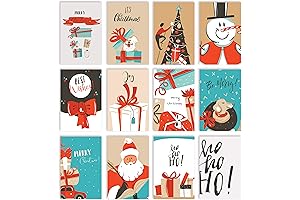 Better Office Products Christmas Holiday Greeting Card Set