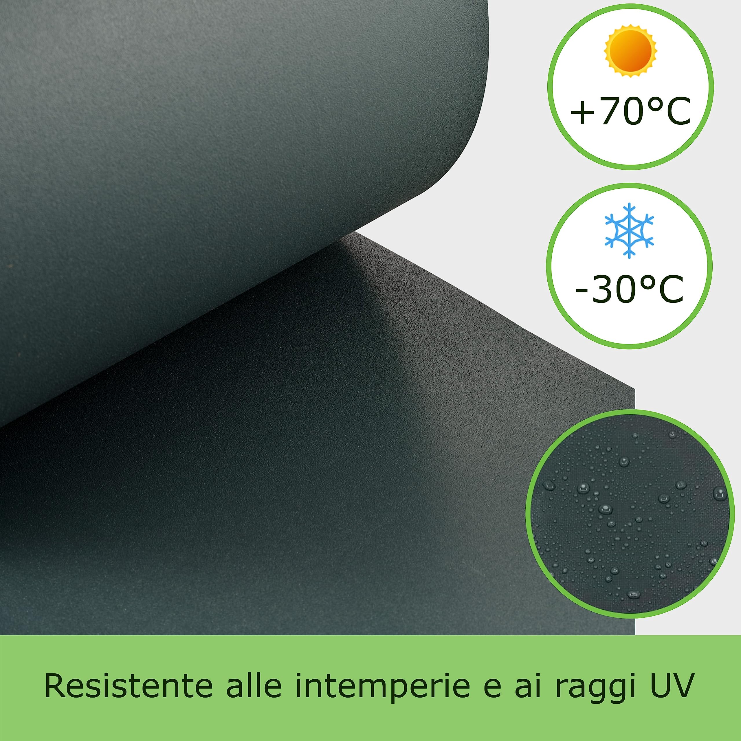 Strisce privacy in PP di Workinghouse spessore 1,1 mm - Resistenti alle intemperie, senza manutenzione, indeformabili - 10 strisce di 2,55 m di lunghezza x 19 cm di altezza (Grigio chiaro)
