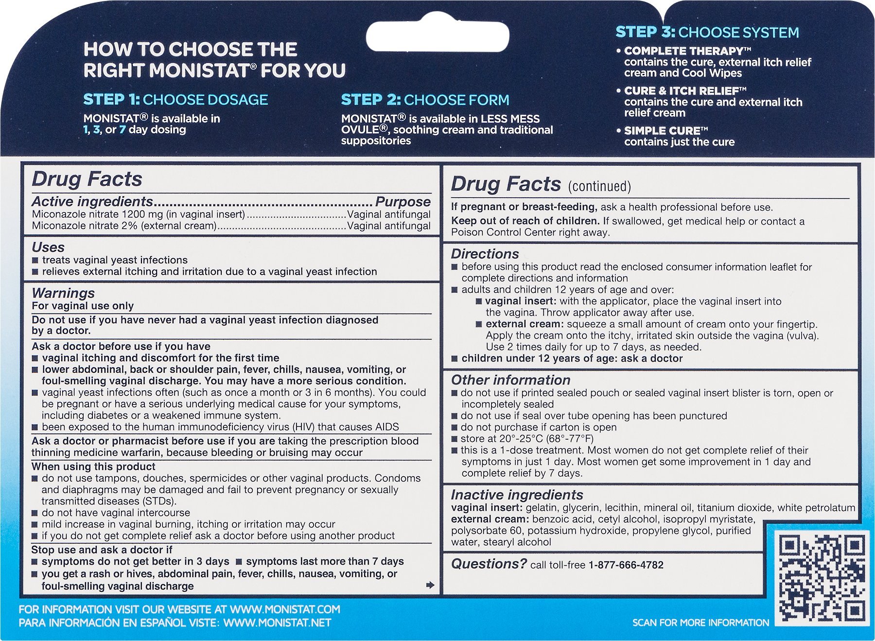 Buy Monistat 1Day Yeast Infection Treatment, Prefilled Online at