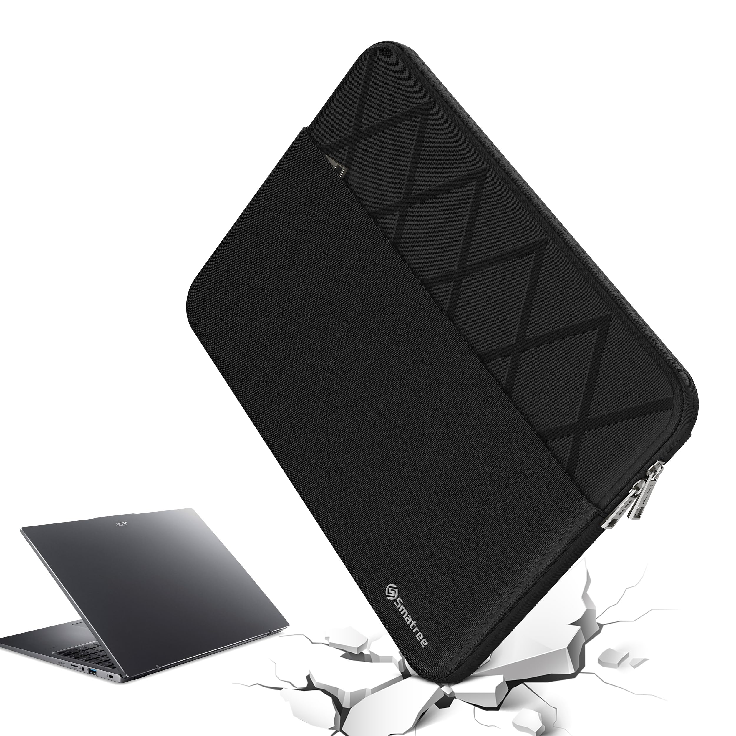 Smatree 16 inch Laptop Sleeve for Acer Predator Triton Neo 16, Aspire Vero 16 AV16/Chromebook 516 GE, Swift Go 16 SFG16, Acer Protective Laptop Case
