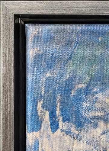 Miniatura 6 de Wieco Art Arte de pared enmarcado para mujer, con sombrilla, Madame Monet y su hijo de Claude Monet, famosas pinturas al óleo clásicas, impresiones