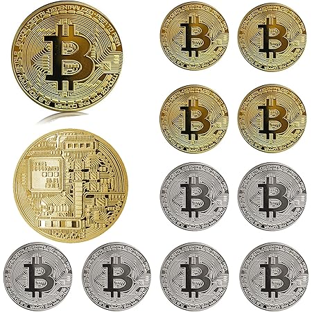 Amazon Com 12pcs Bitcoin Pure Gold Physical Bitcoin Coin Blockchain Cryptocurrency In Protective Collectable Gift Featuring Original Commemorative Tokens Chase Coin Btc Cryptocurrency Gold Sliver Office Products